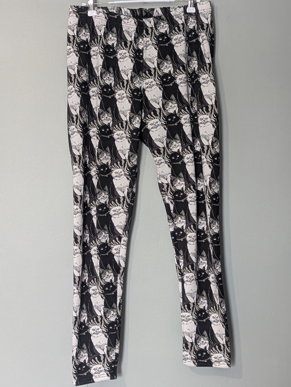 Just Cozy Women's Patterned‎ Cat Fleece Lined Leggings